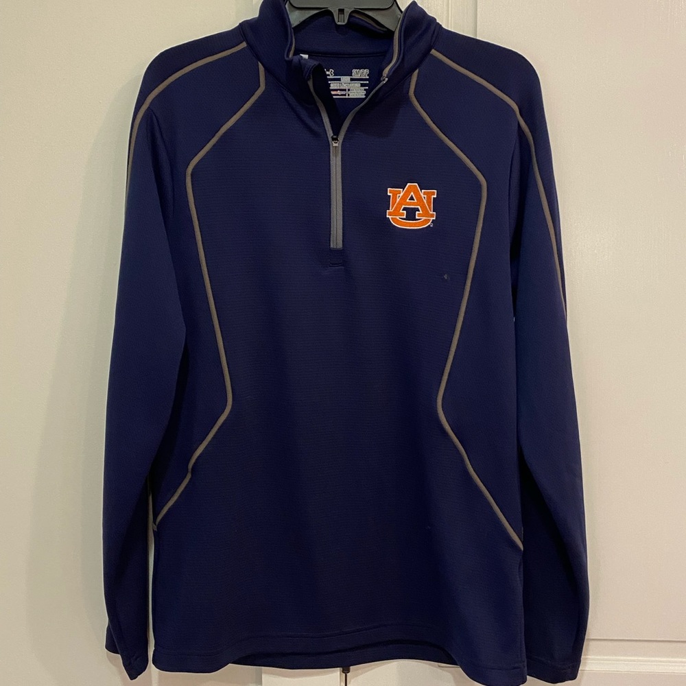 AUBURN quarter-zip pullover